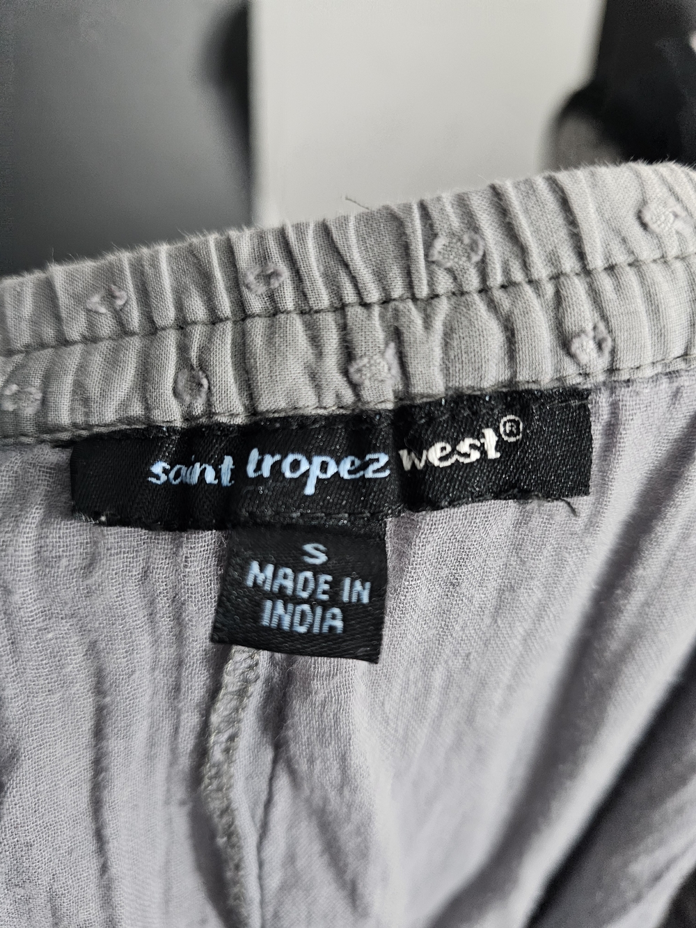 Saint Tropez West Gray Tiered Lace Maxi Skirt - Picture 4 of 5